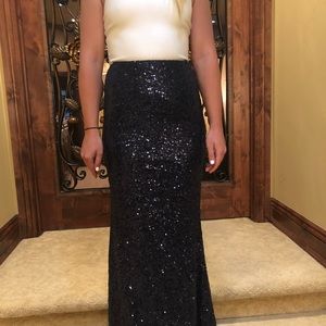 Prom 2 piece skirt and top